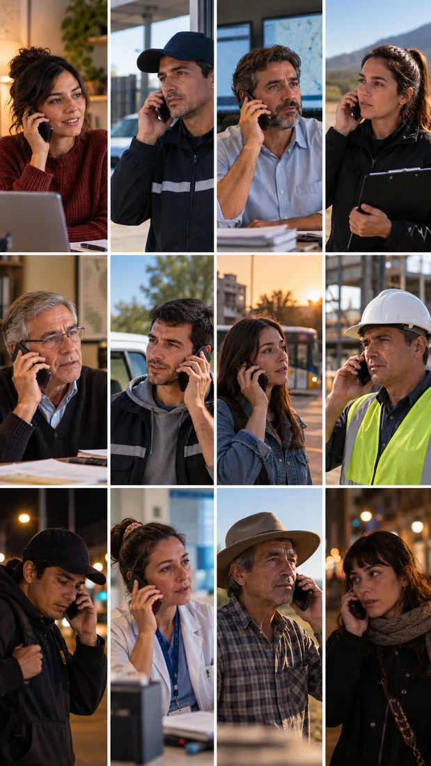 Varias comunicaciones reunidas para su análisis